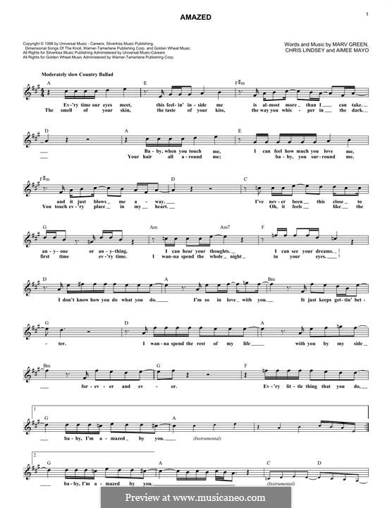 lonestar amazed alternative version piano