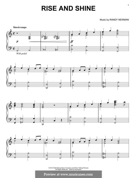 Rise and Shine: For piano by Randy Newman