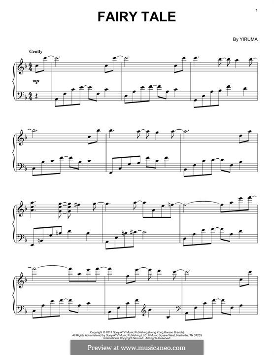 Fairy Tale: For piano by Yiruma
