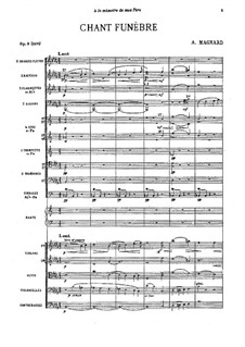 Chant funèbre, Op.9: Chant funèbre by Albéric Magnard