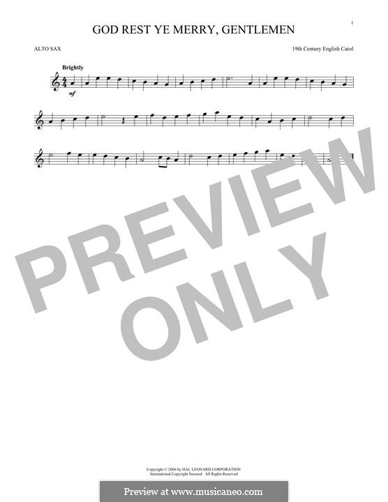 Instrumental version: For alto saxophone by folklore