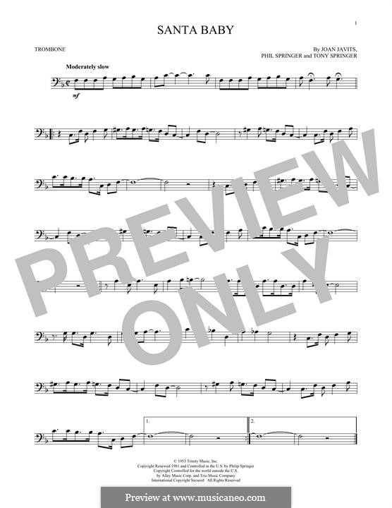 Instrumental version: For trombone by Joan Javits, Philip Springer, Tony Springer