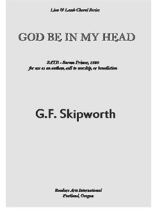 God Be In My Head: God Be In My Head by George Skipworth