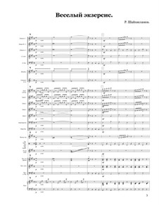 Funny Exercise. The original piece for orchestra of Russian folk instruments: Funny Exercise. The original piece for orchestra of Russian folk instruments by Rustam Shaikhislamov