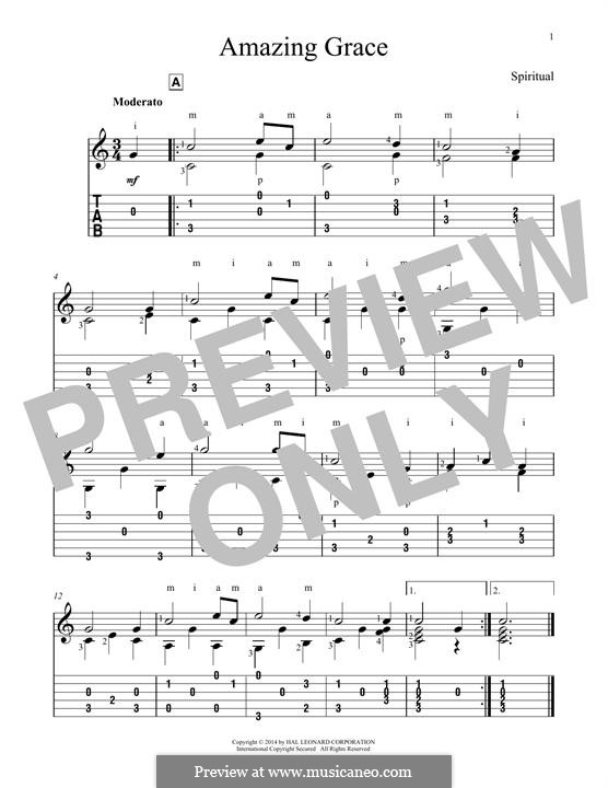 For one instrument (printable scores): For guitar with tab by folklore