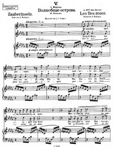 Vierundzwanzig Gedichte, Op.86: Nr.5 Zauberinseln by César Cui
