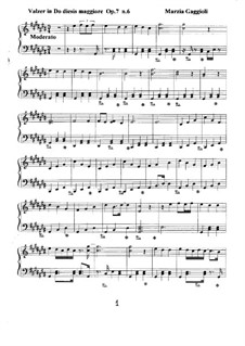 Valzer, Op.7: Valzer No.6 in Do Diesis Maggiore by Marzia Gaggioli