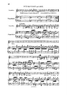 Acis and Galatea, HWV 49: As when the dove laments her love. Recitative and Aria for aoprano by Georg Friedrich Händel