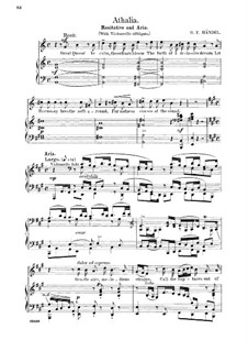 Athalia, HWV 52: Gentle airs, melodious strains. Recitative and Aria for tenor by Georg Friedrich Händel