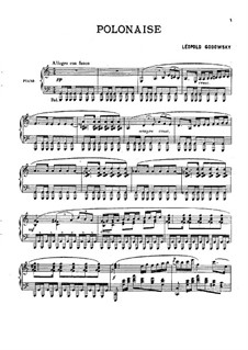 Polonaise in C Major: For piano by Leopold Godowsky