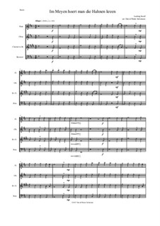 In May you hear the cocks crow: For wind quartet by Ludwig Senfl