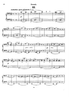 Complete set: Movement III, for piano four hands by Nikolai Rimsky-Korsakov