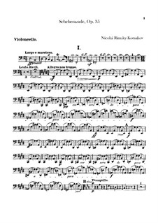 Parts: Cellos part by Nikolai Rimsky-Korsakov