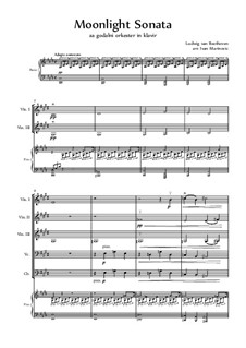 All Movements: For piano and strings by Ludwig van Beethoven