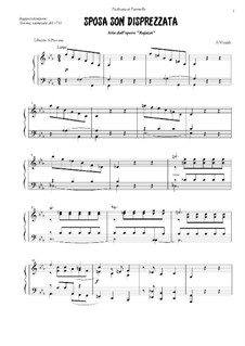 Bajazet, RV 703: Sposa son disprezzata (f minor) by Antonio Vivaldi