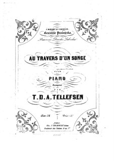 Au travers d'un songe, Op.34: Au travers d'un songe by Thomas Tellefsen