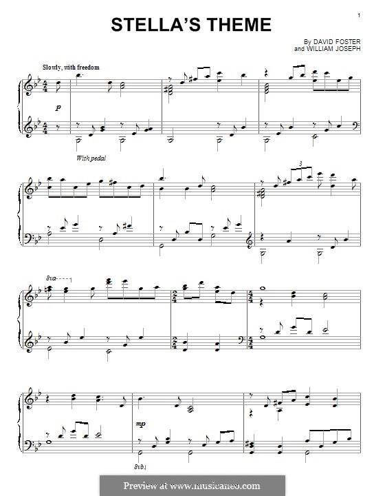 stellas theme by d foster w joseph sheet music on musicaneo william joseph sheet music