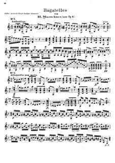 Twelve Bagatelles, Op.4: Bagatelles No.1-2 by Heinrich Marschner