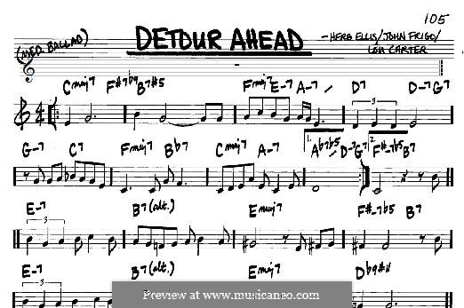 Detour Ahead: For any instrument by Herb Ellis, John Frigo, Lou Carter