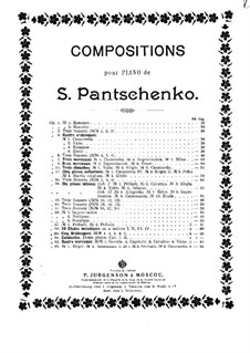 Four Pieces, Op.64: No.1 Elegy by Semën Panchenko