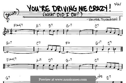 She Drives Me Crazy sheet music (real book with lyrics) (PDF)