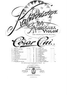 No.2 Dans la brume: Score, solo part by César Cui