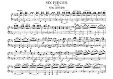 Six Pieces for Piano Four Hands, J.81-86 Op.10: Piece No.6 by Carl Maria von Weber