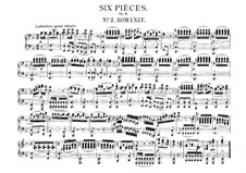 Six Easy Pieces for Piano Four Hands, J.9–14 Op.3: No.2 Romance by Carl Maria von Weber