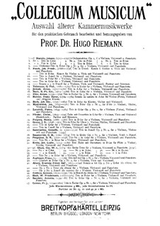 Sonata da Chiesa a tre per due violini e basso continuo, Op.3 No.5: Full score by Evaristo Felice Dall'Abaco