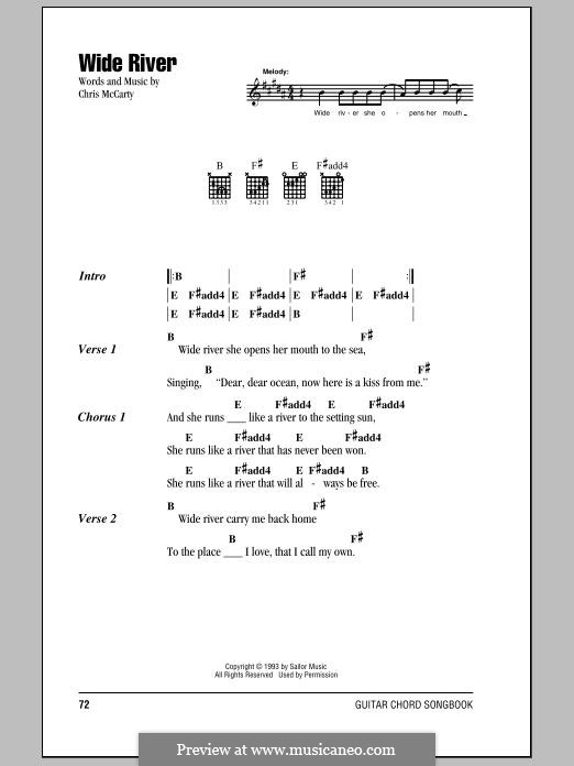 Wide River (The Steve Miller Band): Lyrics and chords by Chris McCarty