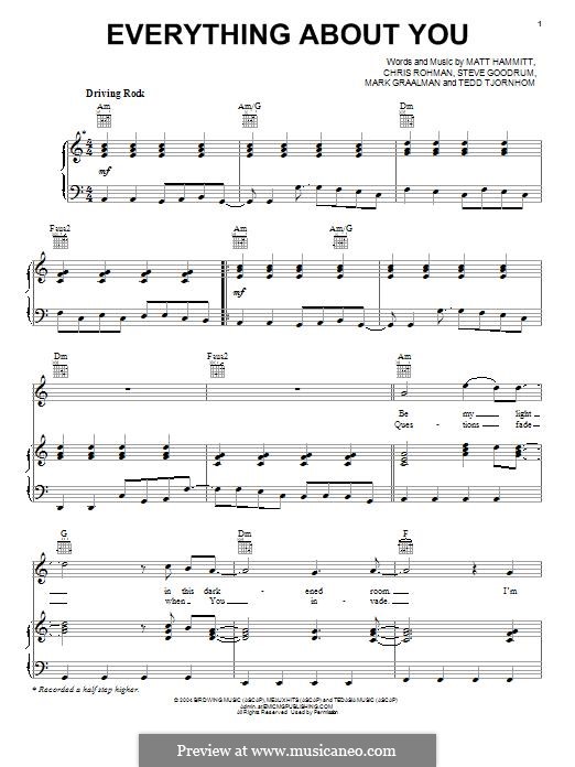 Everything About You (Sanctus Real) by C. Rohman, M. Hammitt, T ...