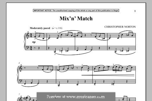 Mix N Match: For piano by Christopher Norton