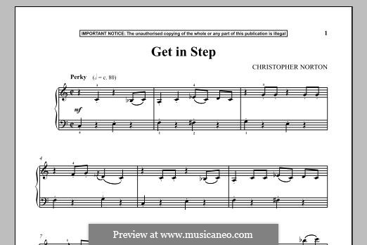 Get in Step: For piano by Christopher Norton