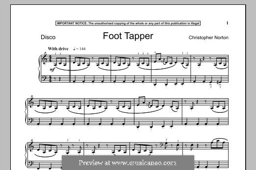 Foot Tapper: For piano by Christopher Norton