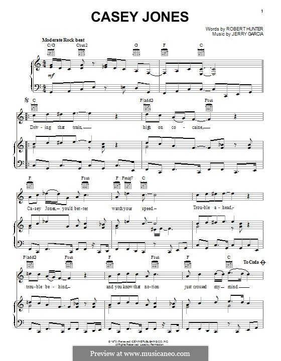 Candyman (Grateful Dead): For voice and piano (or guitar) by Jerry Garcia, Robert Hunter