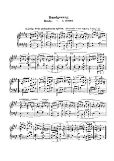 No.22 Rundgesang (Roundelay): For piano by Robert Schumann