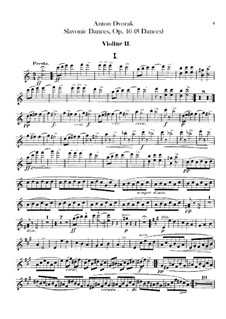 Book I: Violins II parts by Antonín Dvořák