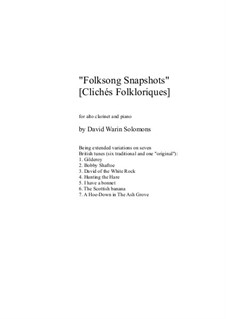 Complete set: For alto clarinet and piano by folklore, David W Solomons