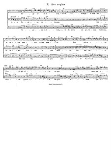 Ave regina: Ave regina by John Dunstable
