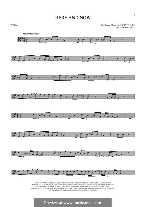 Here and Now (Luther Vandross): For viola by David Elliot, Terry Steele