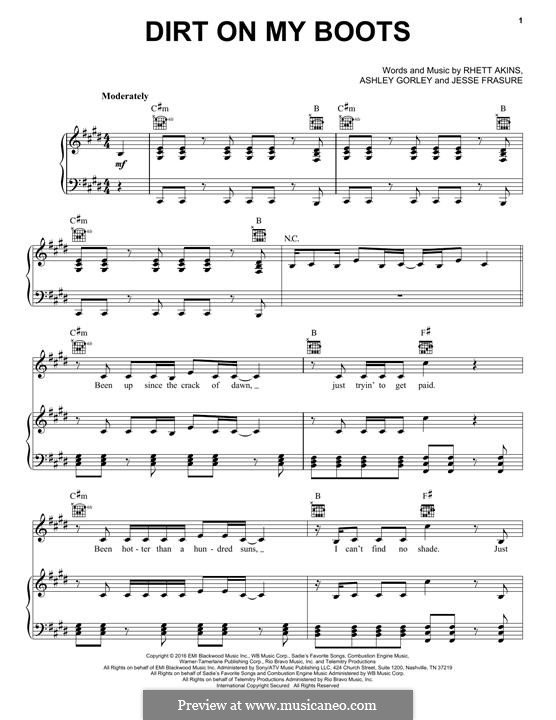Dirt on My Boots by A. Gorley, R. Akins, J. Frasure on MusicaNeo