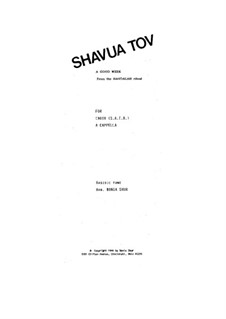 Shavua Tov: Shavua Tov by folklore