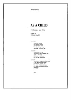 As A Child: As A Child by Bonia Shur