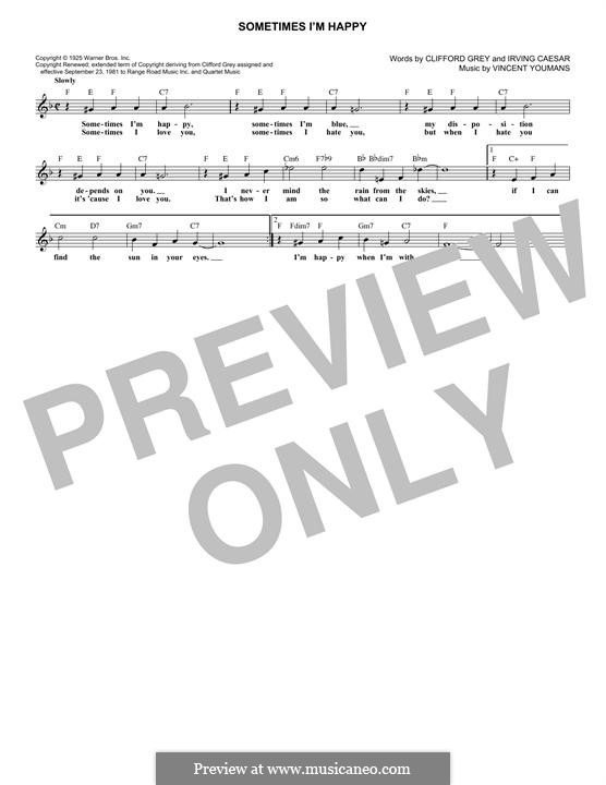 Tea for two ноты. Sometimes i m happy. Sometimes i m happy. Sometimes i feel. Ноты two lines.