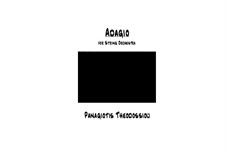 Adagio for string orchestra, Op.29: Adagio for string orchestra by Panagiotis Theodossiou