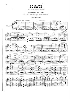 String Sextet No.2 in G Major, Op.36: Version for piano by Johannes Brahms