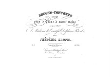 Complete Concerto: Version for piano four hands by Frédéric Chopin