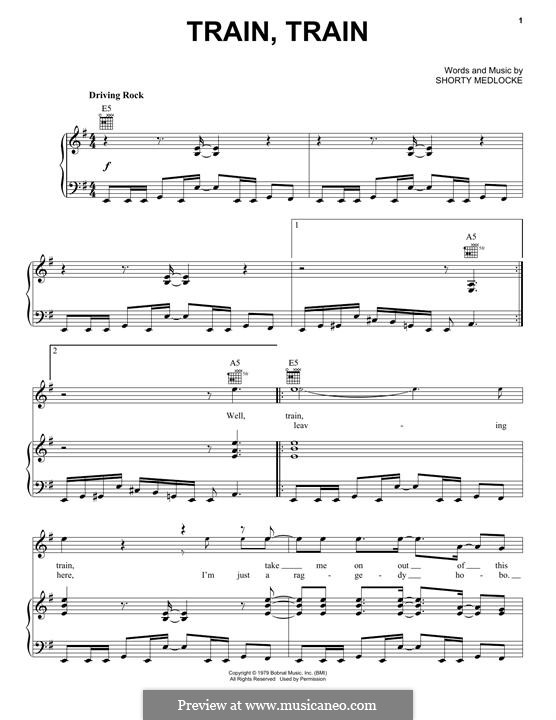 Train, Train (Blackfoot) by S. Medlocke sheet music on MusicaNeo