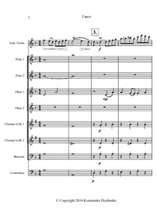 Gavotte in D Minor: For wind ensemble by Jean-Baptiste Lully