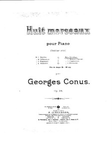 Eight Pieces, Op.34: No.5-8 by Georges Conus